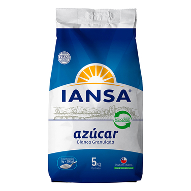 Super El Trebol Azúcar blanca granulada Iansa 5 kg