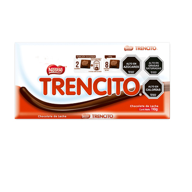 Super El Trebol Chocolate Trencito Barra 110 Grs