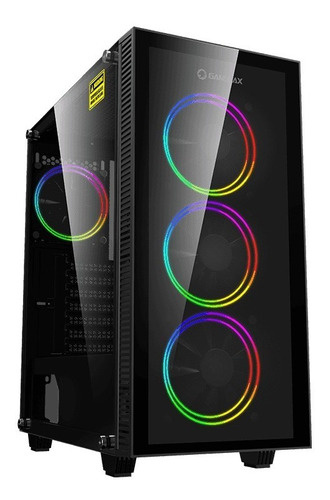 Ctman Gabinete Gamer Gamemax Draco Xd Rgb Con Vidrio Templado