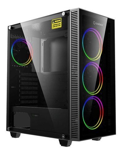 Gabinete Gamer Gamemax Draco Xd Rgb Con Vidrio Templado CTMAN