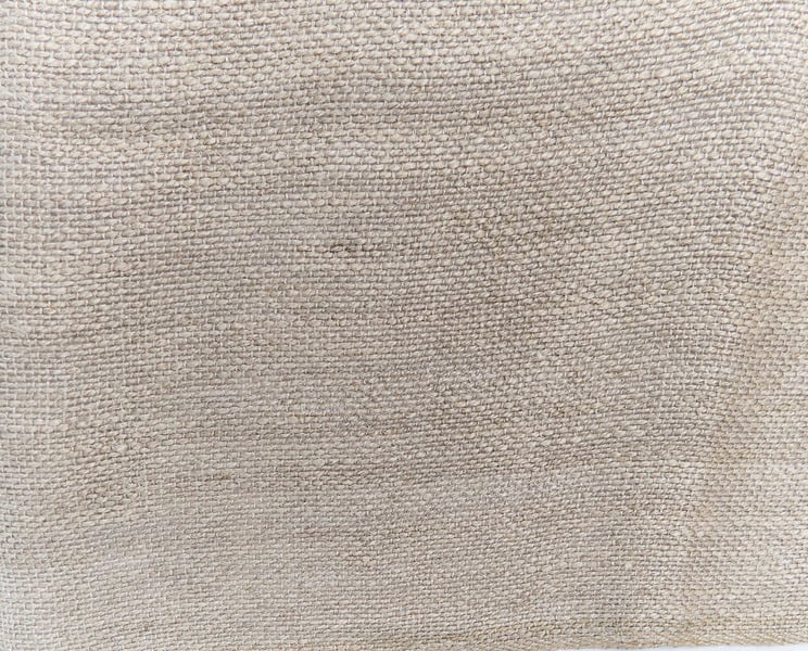 Piecera tejida a telar 2 plazas en lino 100% natural 