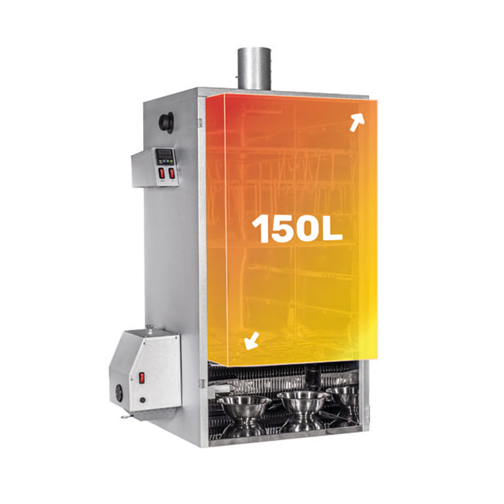 Ahumador Eléctrico Borniak 150L con KIT para ahumar en Frio