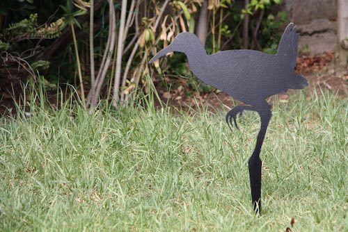 Escultura de fierro de pidén