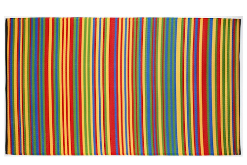 Alfombra PET multicolor de 150 x 240 cm