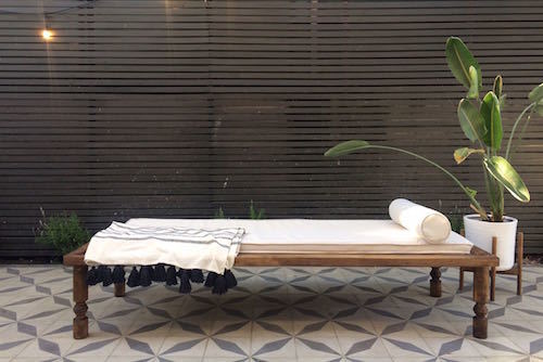 Reposera de madera modelo Bali