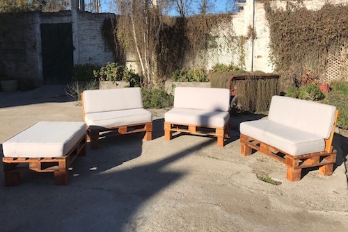 Juego de pallet para arriendo