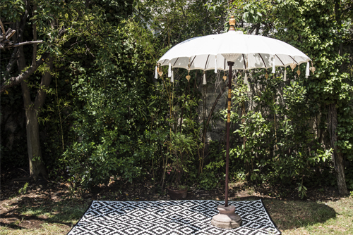 Alfombra + Quitasol de Bali