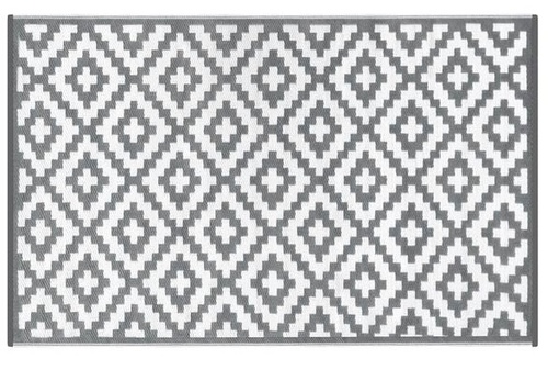 Alfombra XXG modelo Nirvana gris claro con blanco