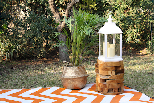 ¡OFERTA! Farol grande con 3 velas led
