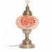 Lámpara turca de mesa M  - lampara turca de velador m estrella naranjo y rojo.jpg