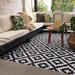 Terraza lista para espacio mínimo de 220 x 300 - terraza lista sofa en L alfombra de exterior grande color negro.jpg