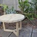 Mesa circular de madera de pallets reciclados - mesa de terraza redonda.jpeg