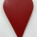 Corazones de madera - adorno para la pared corazon de madera reciclada decoracion rojo grande.JPG