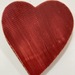 Corazones de madera - adorno para la pared corazon de madera reciclada decoracion rojo mediano 2.JPG