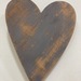 Corazones de madera - adorno para la pared corazon de madera reciclada decoracion gris mediano.JPG