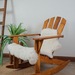 Silla mecedora de madera de pallets reciclados - silla mecedora de madera de pallets reciclados barniz castaño.JPG