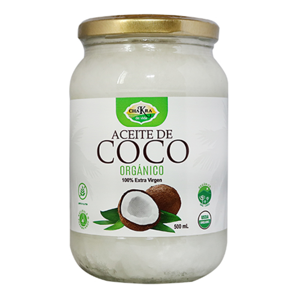 Aceite de Coco Orgánico 500 mL - Aceite de Coco Orgánico 500 mL