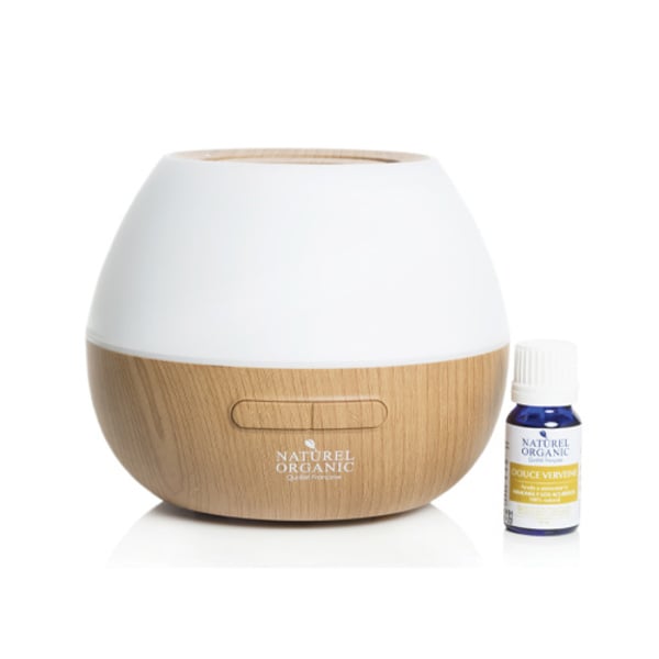 Difusor de aromaterapia Eco-Yoga 1 un + Aceite esencial de regalo, Naturel  - Farmacias Knop