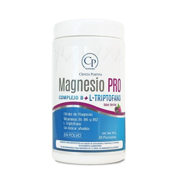 Magnesio Pro Complejo B + Triptofano 150 G, CPN  - MAGNESIO PRO KNOP.jpg