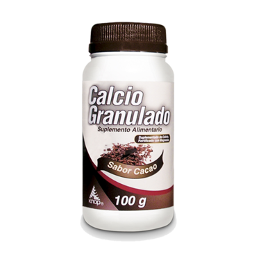Calcio granulado sabor Cacao 100g