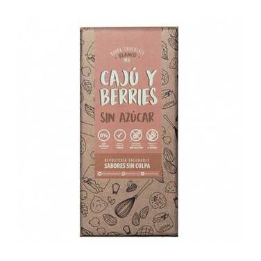 Barra chocolate cajú y berries sabores sin culpa 80 g