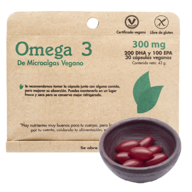 Omega 3 de microalgas x 30 cápsulas veganas - Dulzura Natural