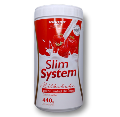 Slim System milkshake frutilla 440g - Scientific Body®