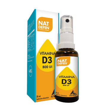 Vitamina D3 Spray 30 mL 800 UI - NATDEFEN Knop Laboratorios®