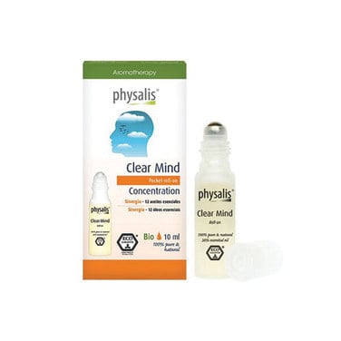 Roll-on Clear Mind Concentración orgánico 10 mL - Physalis®