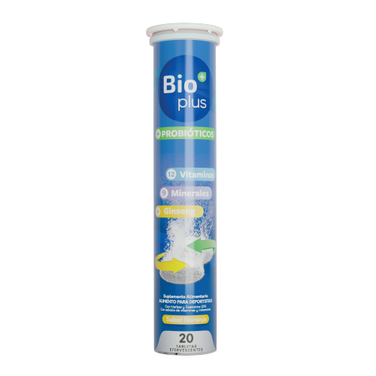 Probiótico + Ginseng x 20 tabletas efervescentes - Bioplus