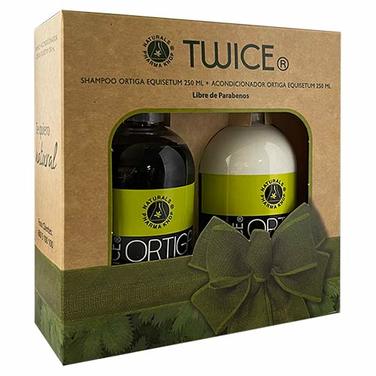 Pack Ortiga Equisetum Twice® Shampo & Acondicionador 250 mL