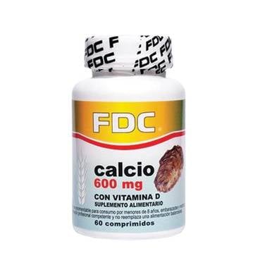 Calcio 600 mg + Vitamina D x 60 comprimidos - FDC