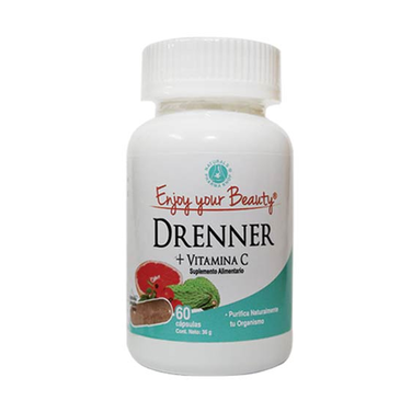 Drenner + Vitamina C 400 mg x 60 cápsulas - Enjoy Your Beauty®