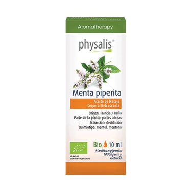 Aceite esencial Menta piperita orgánico 10 mL - Physalis®