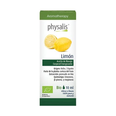 Aceite esencial Limón orgánico 10 mL - Physalis®