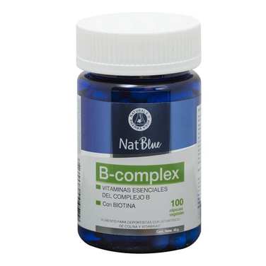 Natural B-complex 426 mg x 100 cápsulas vegetales - Natblue®