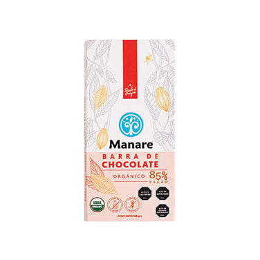 Chocolate 85% cacao org manare 100 gr 