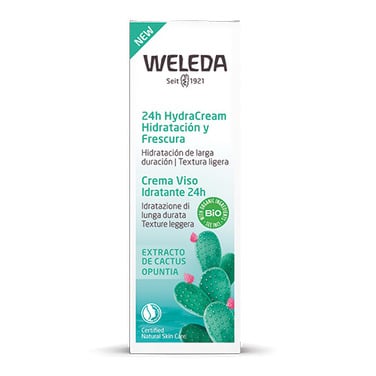 Crema facial hidratante 24 hrs Cactus 30 ml, Weleda