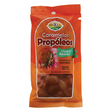 Caramelos de Propóleos sin azúcar 65g- Chakra de Vida®