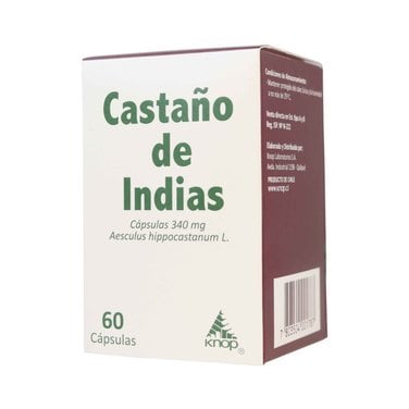 Castaño de Indias 340 mg x 60 cápsulas