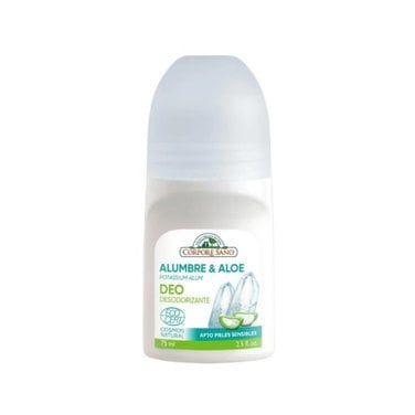 Desodorante roll-on alumbre-aloe vera 75 ml