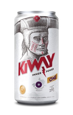 Bebida energética one maqui guarana, 250 mL, Kiway