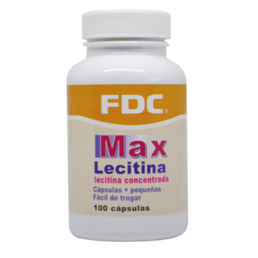 Max Lecitina x 100 cápsulas - FDC