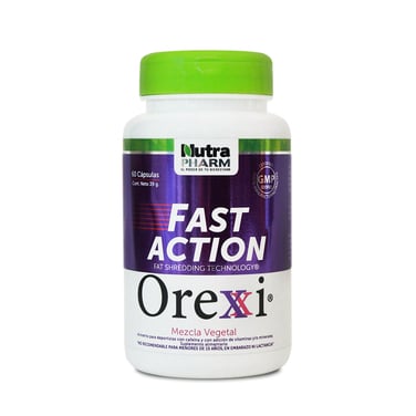 Orexxi Fast Action x60 cápsulas, Nutrapharm