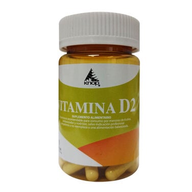 Vitamina D2 x30 cápsulas, Knop Laboratorios