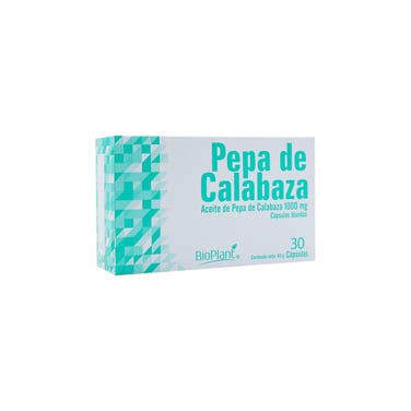 Aceite de Pepa de calabaza 1000 mg x 30 cápsulas - Knop Laboratorios®