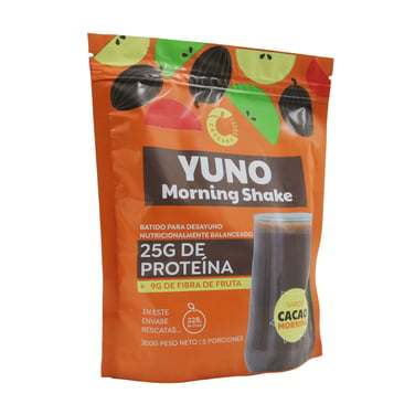 Yuno morning shake cacao 300 g, Cascara