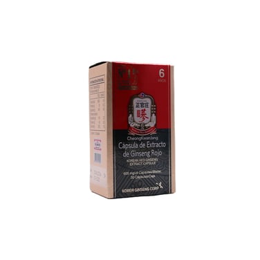 Extracto Ginseng Rojo Koreano 210 mg x 30 cápsulas blandas