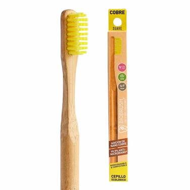 Cepillo de Dental  Biodegradable BIOBRUSH  Amarillo 1 un