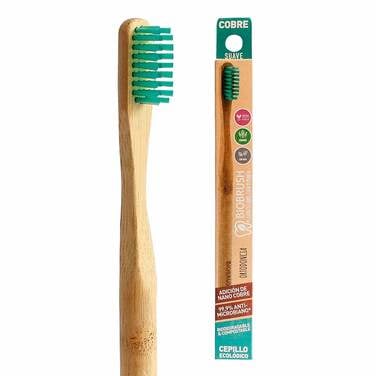 Cepillo de Dental Biodegradable Verde BioBrush 1 un
